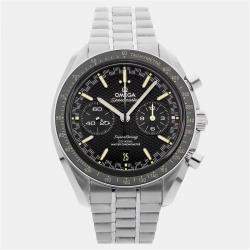 Pre Owned Pre-Owned Omega Speedmaster Super Racing 329.30.44.51.01.003 Black Automatic Stainless Steel Men's Wristwatch 44 mm