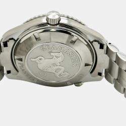 Pre Owned Omega Seamaster Planet Ocean 2909.50.83 Automatic Black Dial Stainless Steel Men's Wristwatch 42mm