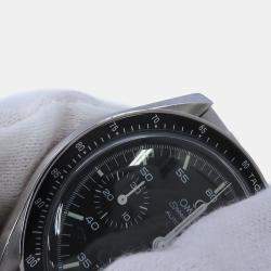 Pre Owned Omega Speedmaster 3510.50 Automatic Black Stainless Steel Men's Wristwatch 39 mm