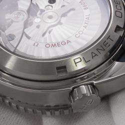 Pre Owned ساعة يد رجالية أوميغا سيماستر كوكب المحيط 232.92.44.22.03.001 أوتوماتيكية زرقاء تيتانيوم 43.5 مم