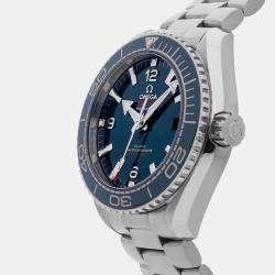 Pre Owned Pre-Owned Omega Seamaster Planet Ocean 600M 215.30.44.21.03.001 Blue Automatic Stainless Steel Men's Wristwatch 43 mm
