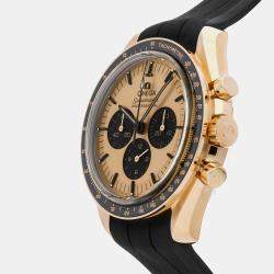 Pre Owned Pre-Owned Omega Speedmaster Moonwatch Chronograph 310.62.42.50.99.001 Gold Manual Winding 18k Rose Gold Men's Wristwatch 42 mm
