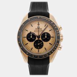 Pre Owned Pre-Owned Omega Speedmaster Moonwatch Chronograph 310.62.42.50.99.001 Gold Manual Winding 18k Rose Gold Men's Wristwatch 42 mm