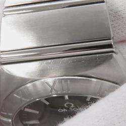 Pre Owned  Omega Constellation 123.10.35.60.01.001 Quartz Black Stainless Steel Men's Wristwatch 35 mm