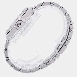 Pre Owned  Omega Constellation 123.10.35.60.01.001 Quartz Black Stainless Steel Men's Wristwatch 35 mm