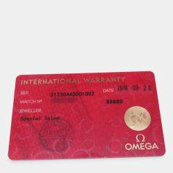 Pre Owned Omega Seamaster 212.30.44.50.01.002 Automatic Black Stainless Steel Men's Wristwatch 44 mm