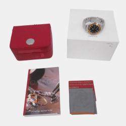 مملوكة مسبقًا ساعة يد رجالية أوميغا سيماستر بلانيت أوشن 2209.50.00 أوتوماتيكية ستانلس ستيل سوداء 42 مم