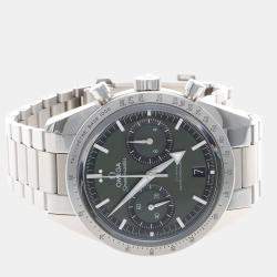 Pre Owned Omega Speedmaster 57 Chronograph 332.10.41 Automatic Grey Stainless Steel Men's Wristwatch 41mm