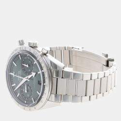 Pre Owned Omega Speedmaster 57 Chronograph 332.10.41 Automatic Grey Stainless Steel Men's Wristwatch 41mm
