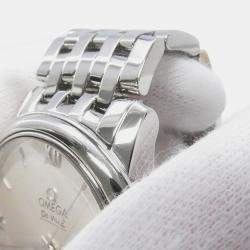 مملوكة مسبقًا ساعة يد رجالية أوميغا ديفيل بريستيج 424.10.37.20.02.001 أوتوماتيك فضية ستانلس ستيل 39.5 مم