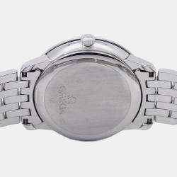 مملوكة مسبقًا ساعة يد رجالية أوميغا ديفيل بريستيج 424.10.37.20.02.001 أوتوماتيك فضية ستانلس ستيل 39.5 مم