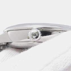 مملوكة مسبقًا ساعة يد رجالية أوميغا ديفيل بريستيج 424.10.37.20.02.001 أوتوماتيك فضية ستانلس ستيل 39.5 مم