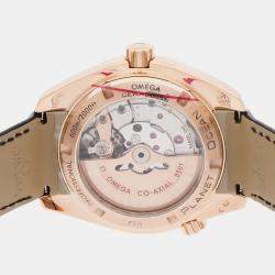 مملوكة مسبقًا ساعة يد رجالية أوميغا سي ماستر بلانيت أوشين 600م 232.63.42.21.01.001 أوتوماتيك 42 مم مستعملة
