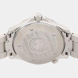 Pre Owned Omega Seamaster Diver 300 2265.80 Quartz Blue Stainless Steel Men's Wristwatch 41mm