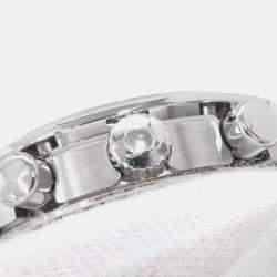 Pre Owned ساعة يد رجالية أوميغا سبيدماستر أوتوماتيكية سوداء ستانلس ستيل 40 مم