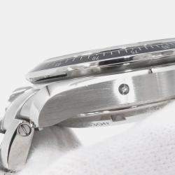 Pre Owned ساعة يد رجالية أوميغا سبيدماستر أوتوماتيكية سوداء ستانلس ستيل 40 مم