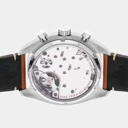 مملوكة مسبقًا ساعة يد رجالية أوميغا سبيدماستر كرونو سكوب لون أزرق تعبئة يدوية ستانلس ستيل 43 مم