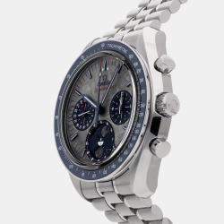 Pre Owned Pre-Owned Omega Speedmaster 304.30.43.52.06.001 Grey Manual Winding Stainless Steel Men's Wristwatch 43 MM