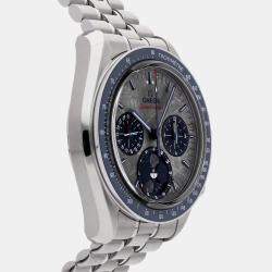 Pre Owned Pre-Owned Omega Speedmaster 304.30.43.52.06.001 Grey Manual Winding Stainless Steel Men's Wristwatch 43 MM