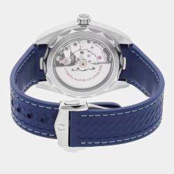 Pre Owned ساعة يد رجالية أوميغا سيماستر أكوا تيرا 150م جي إم تي وورلدتايمر 220.12.43.22.03.001 مملوكة مسبقاً