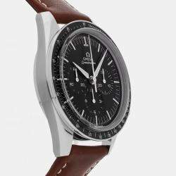 Pre Owned Pre-Owned Omega Speedmaster Anniversary Series Chronograph "First Omega In Space" 311.32.40.30.01.001 Black Manual Winding Stainless Steel Men's Wristwatch 39 MM