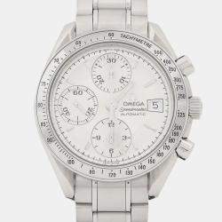 مملوكة مسبقًا Omega Speedmaster 3513.30 Automatic Chronograph Silver Dial Stainless Steel Men's Wristwatch 39mm