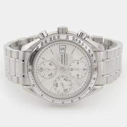 مملوكة مسبقًا Omega Speedmaster 3513.30 Automatic Chronograph Silver Dial Stainless Steel Men's Wristwatch 39mm