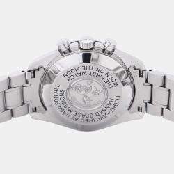 Pre Owned ساعة يد رجالية أوميغا سبيدماستر فضية ستانلس ستيل 3570.31 بتعبئة يدوية 42 مم