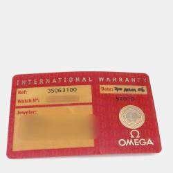 Pre Owned Omega Speedmaster Racing 3506.31 Automatic White Stainless Steel Men's Wristwatch 42 mm