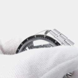 مملوكة مسبقًا Omega Speedmaster Moonwatch 310.30.42.50.01.002 Manual Winding Black Stainless Steel Men's Wristwatch 42 mm