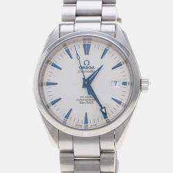Pre Owned Omega Seamaster Aqua Terra Automatic Stainless Steel Men's Wristwatch 39mm