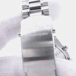 Pre Owned ساعة يد رجالية أوميغا سبيدماستر أوتوماتيكية سوداء ستانلس ستيل 3539.50 39 مم