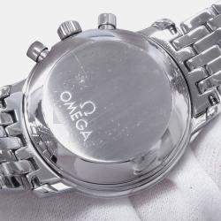 Pre Owned Omega De Ville 4540.31.00 Manual Winding Silver Stainless Steel Men's Wristwatch 36 mm
