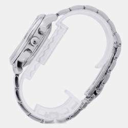 Pre Owned Omega De Ville 4540.31.00 Manual Winding Silver Stainless Steel Men's Wristwatch 36 mm