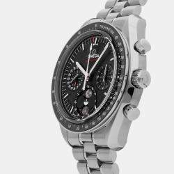 Pre Owned ساعة أوميغا سبيدماستر مون فيز 304.30.43.52.01.001 بتعبئة يدوية 43 مم مستعملة