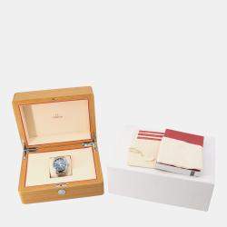 Pre Owned Omega Seamaster Aqua Terra 220.10.41.21.03.001 Automatic Blue Stainless Steel Men's Wristwatch 41 mm