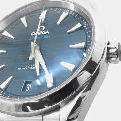 Pre Owned Omega Seamaster Aqua Terra 220.10.41.21.03.001 Automatic Blue Stainless Steel Men's Wristwatch 41 mm