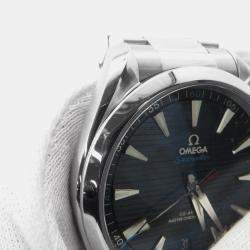 Pre Owned Omega Seamaster Aqua Terra 220.10.41.21.03.001 Automatic Blue Stainless Steel Men's Wristwatch 41 mm