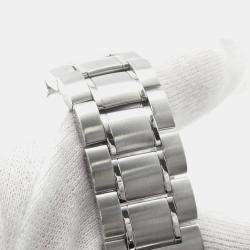 Pre Owned Omega Speedmaster 323.30.40.40.04.001 Automatic White Stainless Steel Men's Wristwatch 40 mm