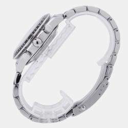 Pre Owned Omega Speedmaster 323.30.40.40.04.001 Automatic White Stainless Steel Men's Wristwatch 40 mm