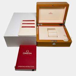 مملوكة مسبقًا ساعة يد رجالية أوميغا سي ماستر بلانيت أوشن 600م 215.33.44.21.01.001 أوتوماتيكية ستانلس ستيل سوداء 43مم مستعملة