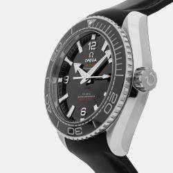 مملوكة مسبقًا ساعة يد رجالية أوميغا سي ماستر بلانيت أوشن 600م 215.33.44.21.01.001 أوتوماتيكية ستانلس ستيل سوداء 43مم مستعملة