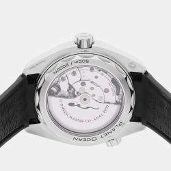 مملوكة مسبقًا ساعة يد رجالية أوميغا سي ماستر بلانيت أوشن 600م 215.33.44.21.01.001 أوتوماتيكية ستانلس ستيل سوداء 43مم مستعملة