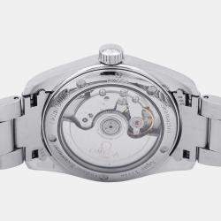 Pre Owned ساعة يد رجالية أوميغا سيماستر أكوا تيرا 2504.50 أوتوماتيكية سوداء ستانلس ستيل 36 مم