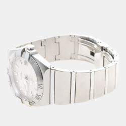 Pre Owned Omega Constellation Double Eagle 1501.30 Automatic Stainless Steel Men's Wristwatch 35 mm