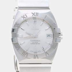مملوكة مسبقًا Omega Constellation Double Eagle 1501.30 Automatic Stainless Steel Men's Wristwatch 35 mm