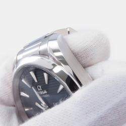 Pre Owned Omega Seamaster Aqua Terra 220.10.41.21.10.001 Green Stainless Steel Automatic Men's Wristwatch 41mm