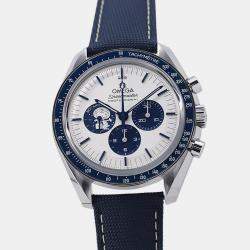 مملوكة مسبقًا Omega Speedmaster Professional Moonwatch 310.32.42.50.02.001 White Stainless Steel Manual Winding Men's Wristwatch 42mm