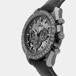 Pre Owned Omega Speedmaster Grey Side Of The Moon 310.92.44.50.06.001 Grey Ceramic Manual Winding Men's Watches 44mm