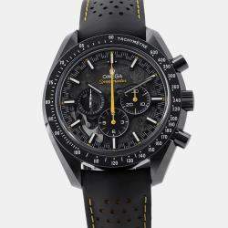 Pre Owned Omega Speedmaster Dark Side of the Moon Apollo 8 310.92.44.50.01.001 Black Ceramic Manual Winding Men's Wristwatch 44.25mm